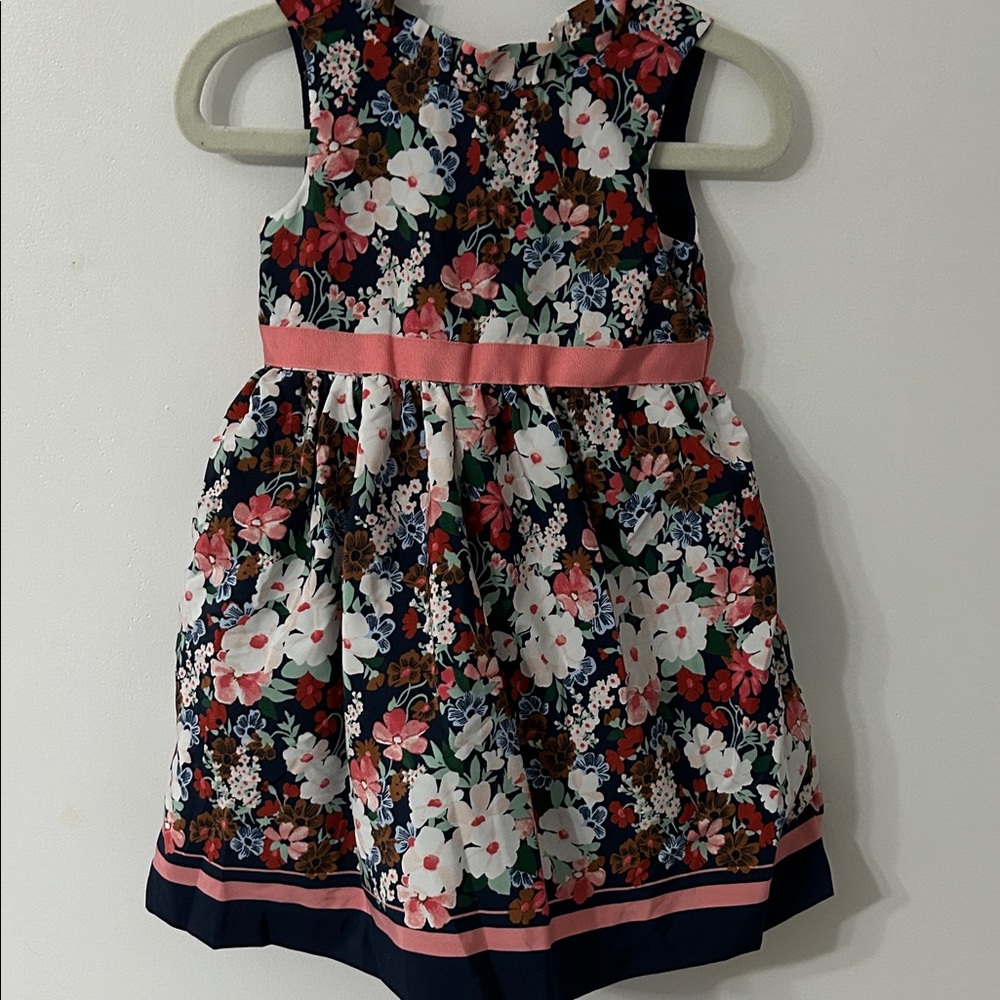 Janie and Jack A Study in Florals Tulle Dress 12/18 Months Navy Formal - Picture 13 of 13
